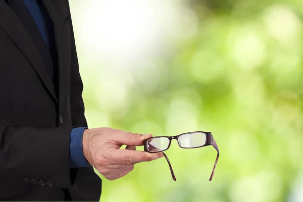 Man with the glasses — Stock Photo, Image