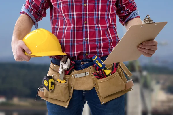 Werknemer van de bouw — Stockfoto