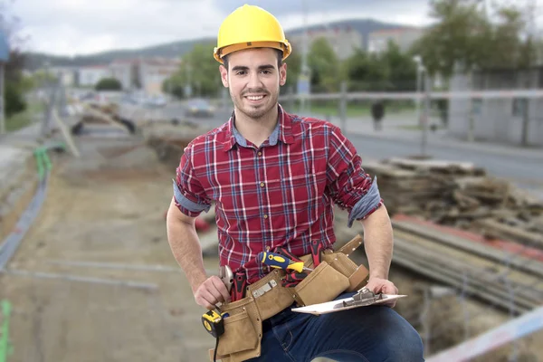 Professional van de bouw — Stockfoto