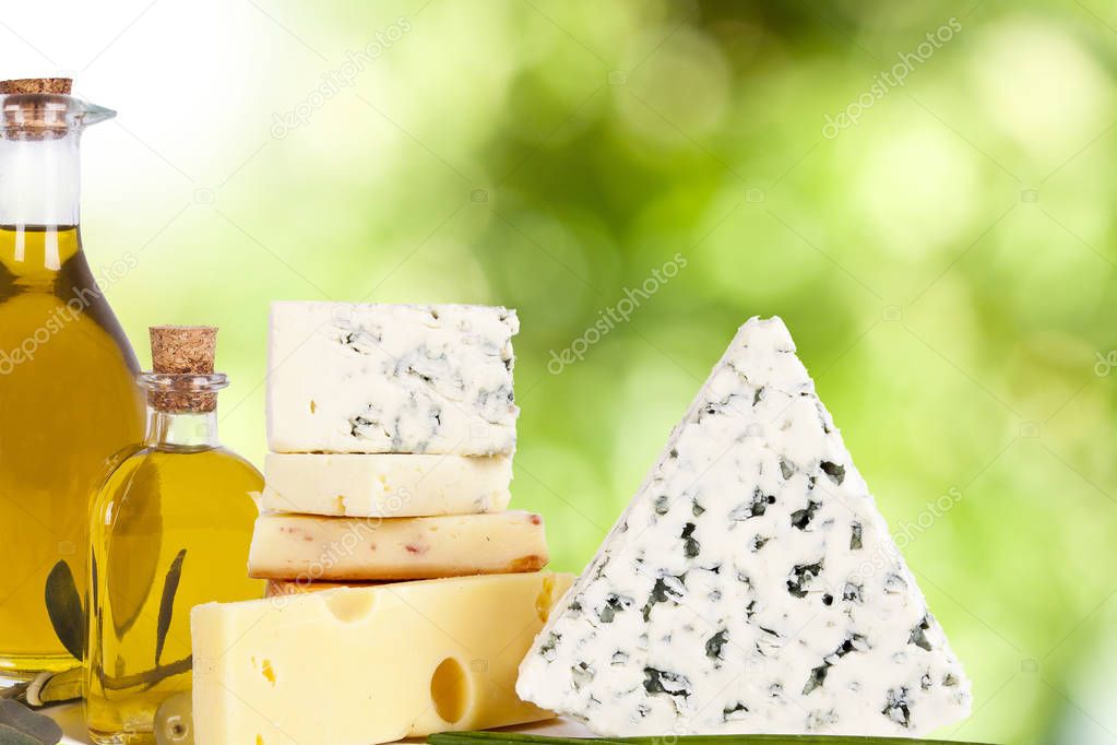 varieties of cheeses 