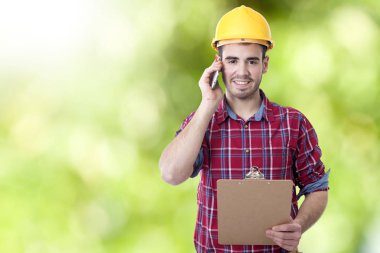 Oluşturucu ile hareket eden telefon