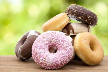 çeşitli taze çörek 