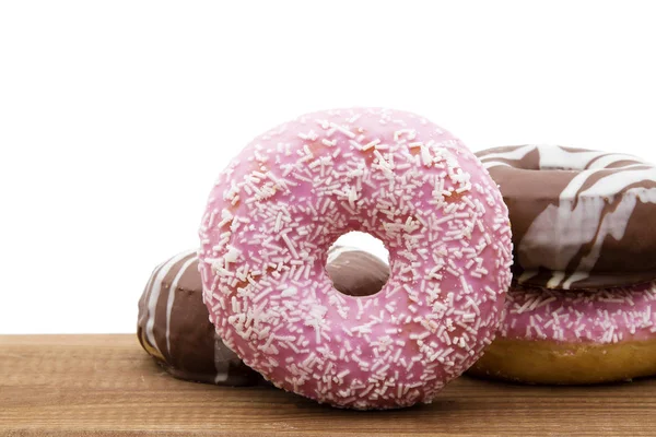 Donuts, Snacks und Kuchen — Stockfoto