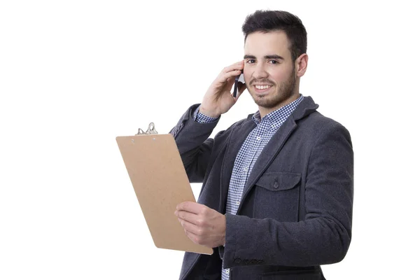 Hombre de negocios aislado — Foto de Stock