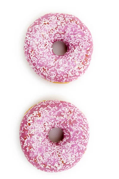 Donuts isoliert im Hintergrund — Stockfoto