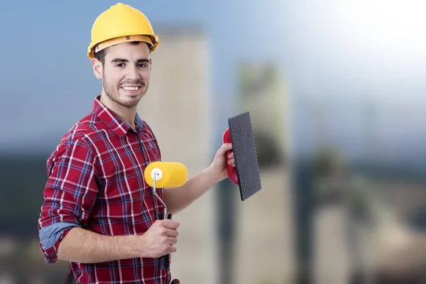 Builder verktyg och konstruktion — Stockfoto