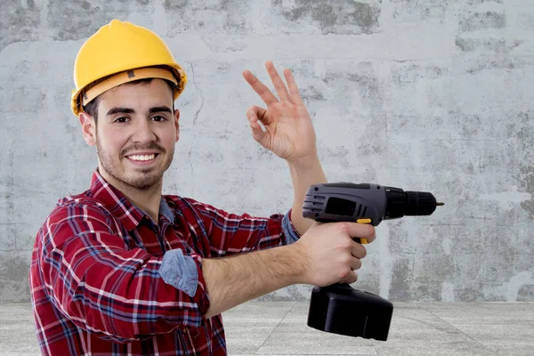 Builder tools and construction — Stock Photo, Image