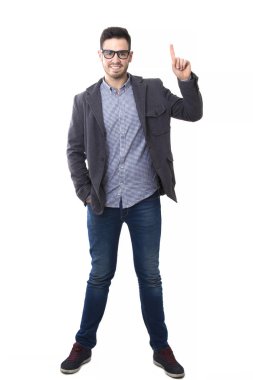 Beyazda izole edilmiş adam