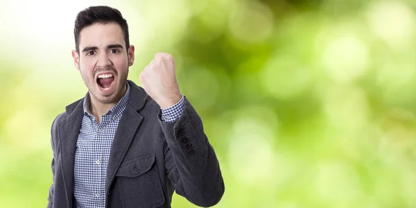 Ausdruck von Erfolg, Geschäftsmann — Stockfoto