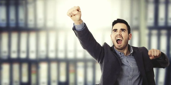 Expresión hombre de negocios — Foto de Stock