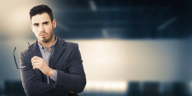 işadamı, işçi arka plan üzerinde