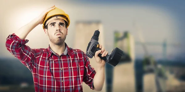 Construction worker professional — Stock Photo, Image