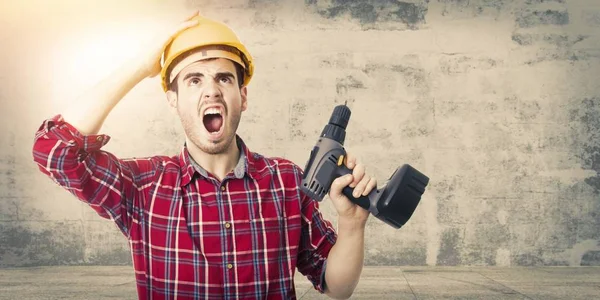 Construction worker professional — Stock Photo, Image