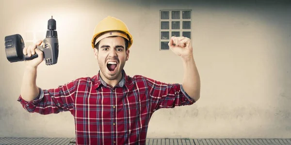 Construction worker professional — Stock Photo, Image