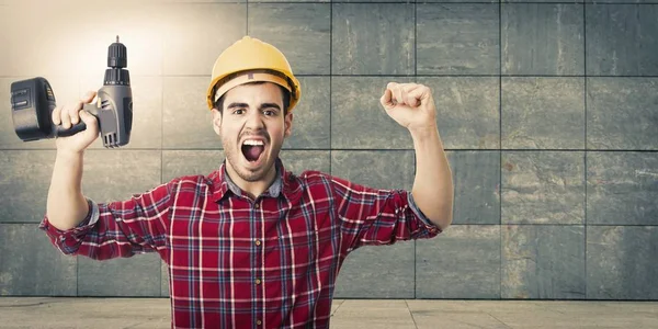 Construction worker professional — Stock Photo, Image