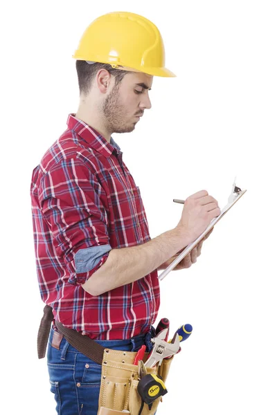 Worker man construction Royalty Free Stock Photos