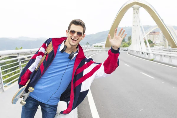 şehrin modern genç adam