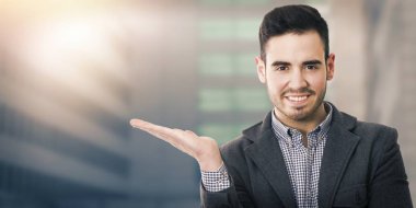 işadamı gülümseyen kavramları ve ifade