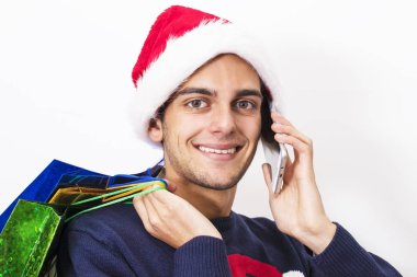 Noel alışveriş konsepti