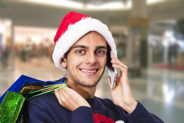 Noel alışveriş konsepti