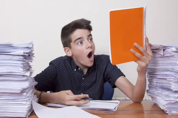 Niño en la escuela — Foto de Stock