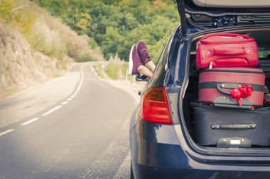 ayak araba penceresi, seyahat ve tatil kavramı