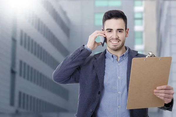 Hombre Negocios Oficinas — Foto de Stock