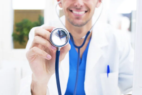 Doctor Stethoscope Foreground — Stock Photo, Image