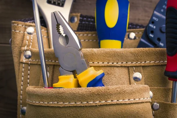 Professional Construction Belt Tools — Stock Photo, Image