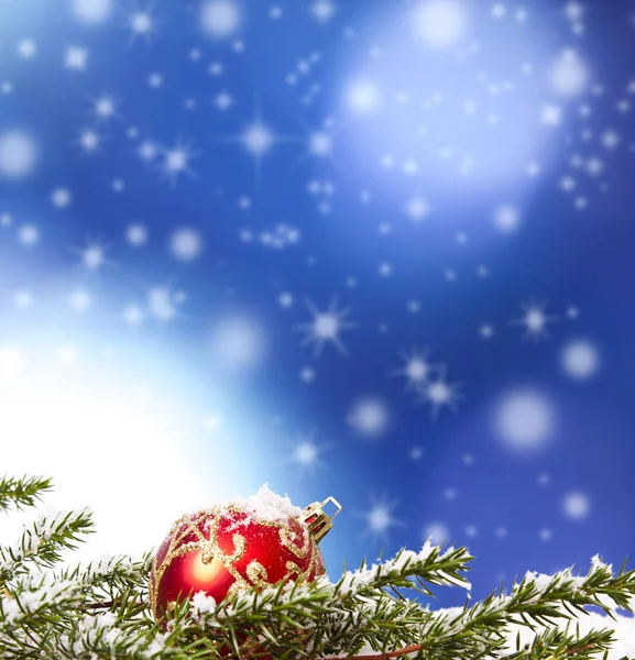 Kerst Achtergronden Met Ornamenten Kerst Bal — Stockfoto