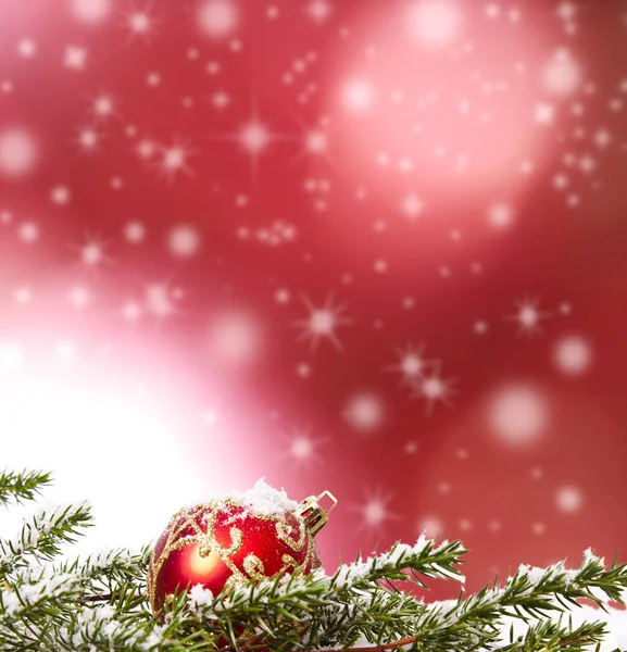 Sfondi Natale Con Ornamenti Palla Natale — Foto Stock