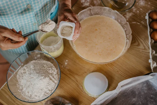 Preparar Pasteles Pasteles Casa — Foto de Stock