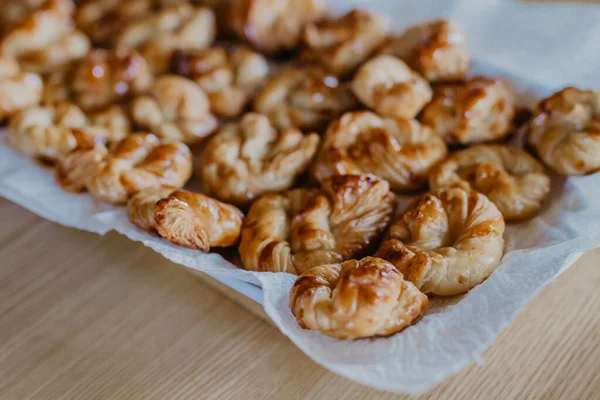 Munkar Eller Munkar Kakor Och Desserter Till Jul Och Traditionella — Stockfoto