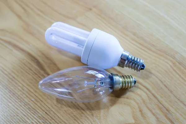 Traditional Energy Saving Light Bulb — Stock Photo, Image