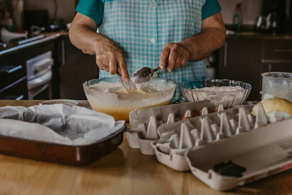 Preparar Pasteles Pasteles Casa — Foto de Stock