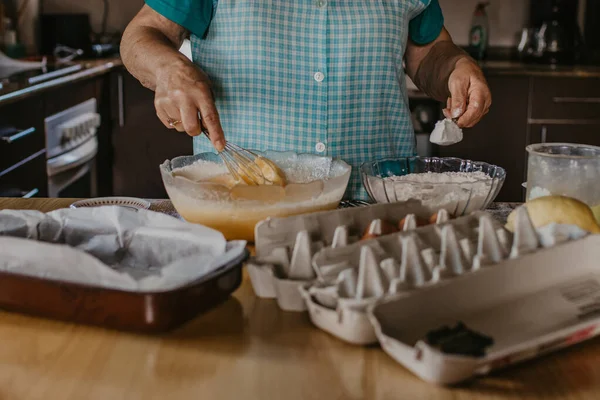 Preparar Pasteles Pasteles Casa — Foto de Stock