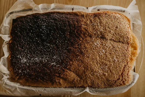 Torta Tradizionale Fatta Casa Torta Preparata — Foto Stock