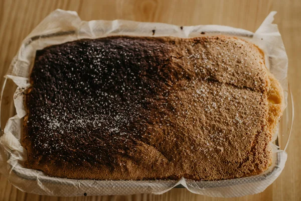 Traditional Homemade Cake Cake Prepared — Stock Photo, Image