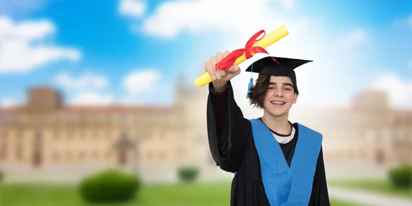 Graduation Campus Young Student Degree — Stock Photo, Image