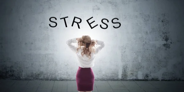 Stresszes Vagy Problémás — Stock Fotó