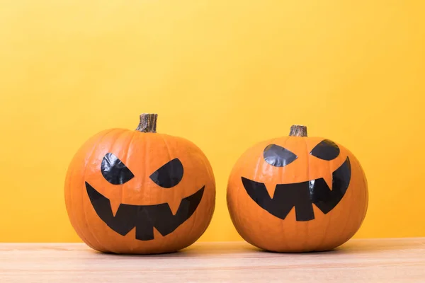 Zucche Halloween Sfondo Colori — Foto Stock