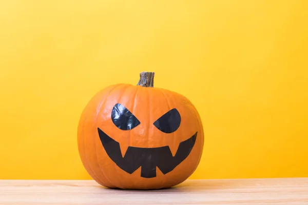 Calabazas Halloween Color Fondo — Foto de Stock