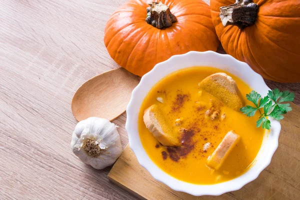 Traditional Natural Autumn Pumpkin Cream — 스톡 사진
