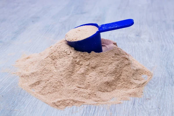 Protein Powder Supplements Athletes — Stock Photo, Image