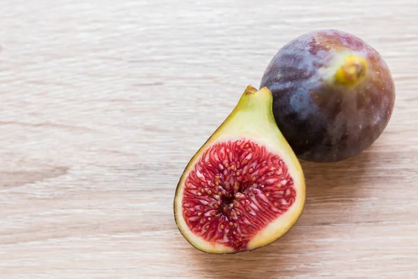 Fresh Natural Figs Isolated Background — Stock Photo, Image