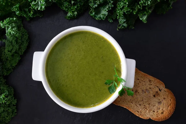 Natural Cream Vegetable Puree Presented Plate — Stock Photo, Image