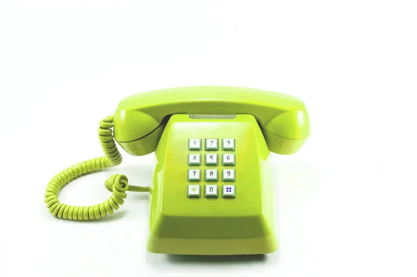 Telefone verde vintage — Fotografia de Stock