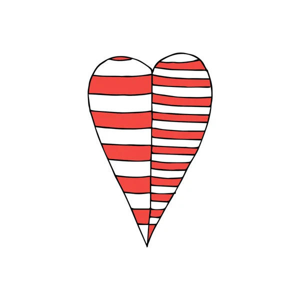 Sevimli Bekar Kalp Evlilik Çocuk Tasarımı Logo Tebrik Kartı Kumaş — Stok Vektör