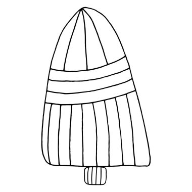 İç dekorasyon için İskandinav ağacı tasarımı, baskı posterleri, büyük kart, işyeri afişi, modern İskandinav tarzında vektör ile sarma