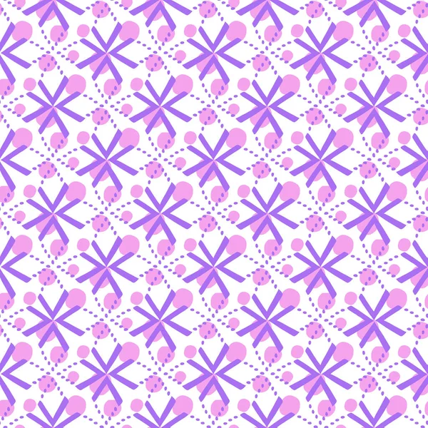 Motif Floral Fond Sans Couture — Image vectorielle